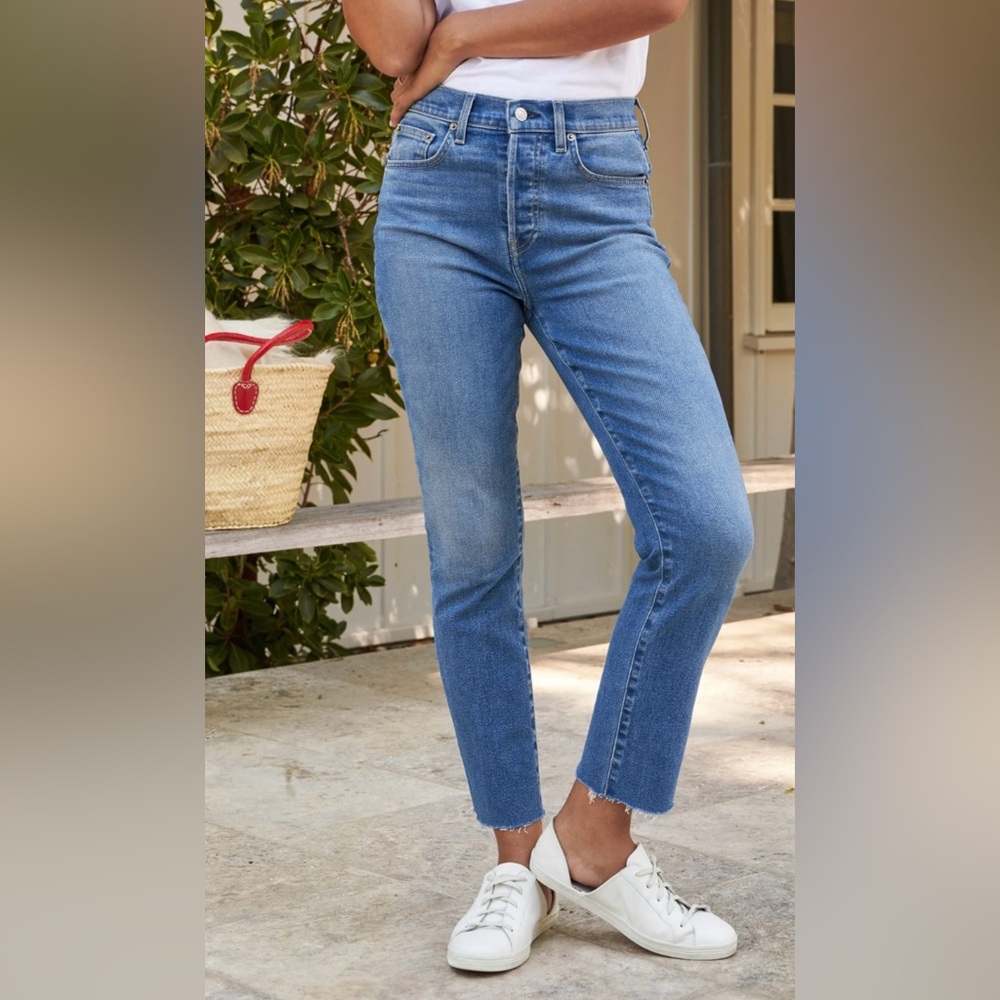 Frank and Eileen Cork Classic Straight Leg Blue Women's Jeans size 27